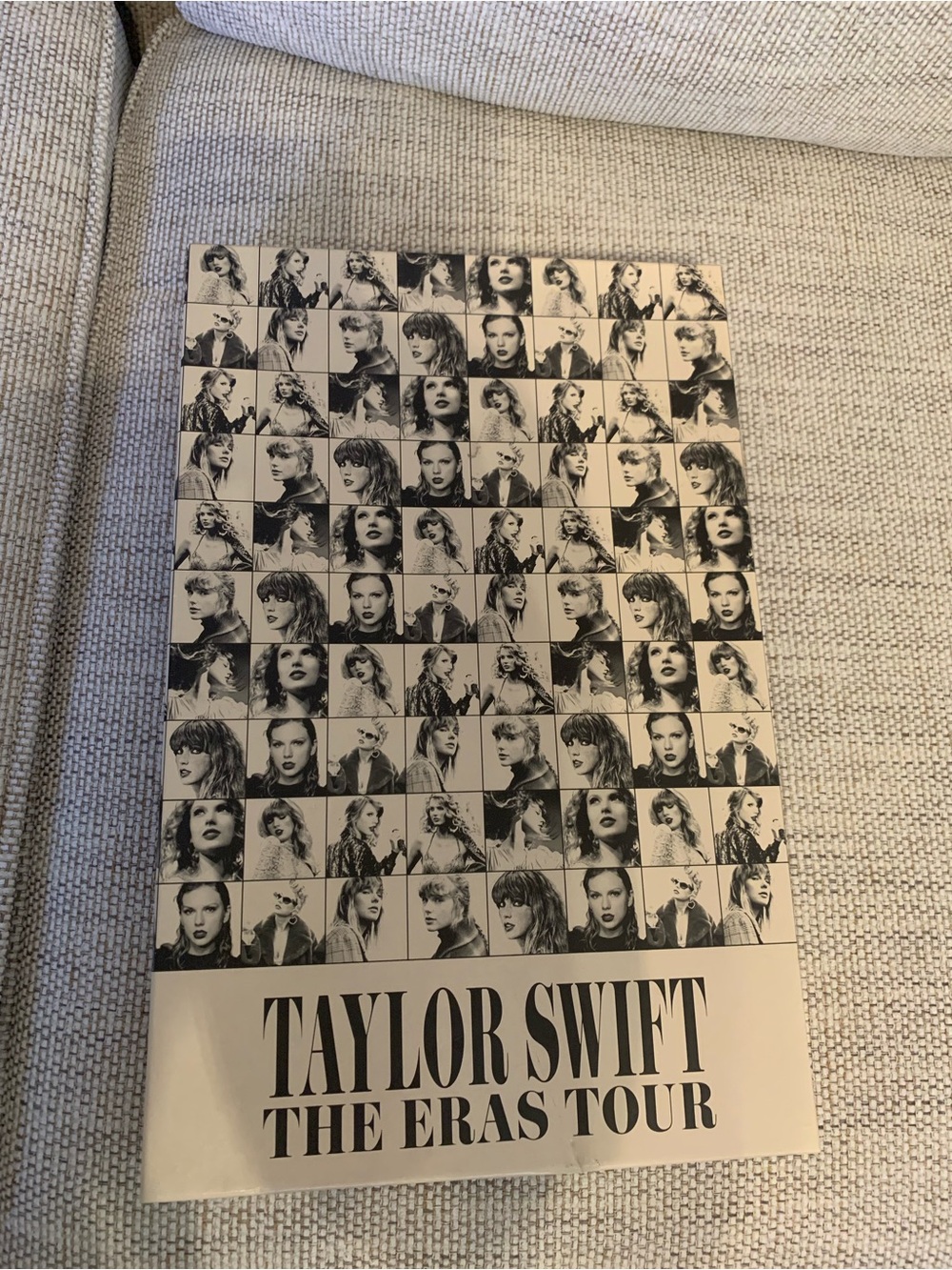 Taylor Swift Black and Cream The Eras Tour Collage Poster